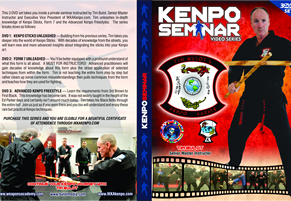 Kenpo Seminar Series 3 DVD Set Tim Bulot- Original High Quality
