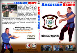 Kenpo Karate DVD 1st Brown Belt – Ed Parker American Tim Bulot